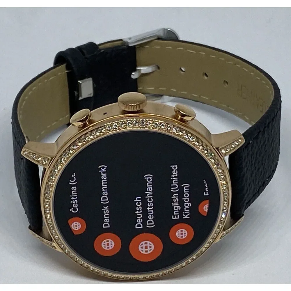Fossil Gen 4 Authentic Digital Dial Smart Watch Custom Band FTW6011 DC498